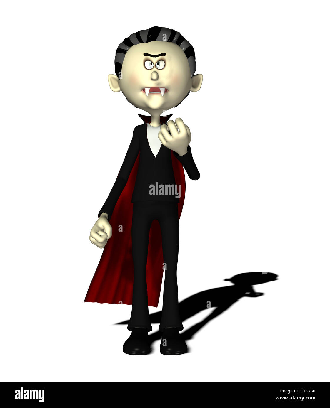 cartoon figure vampire Stock Photo