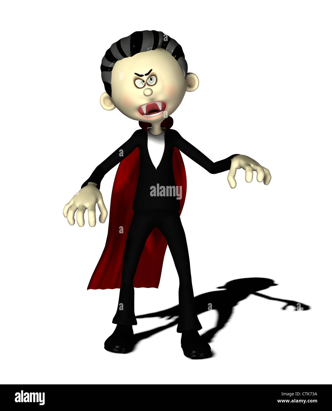cartoon figure vampire Stock Photo