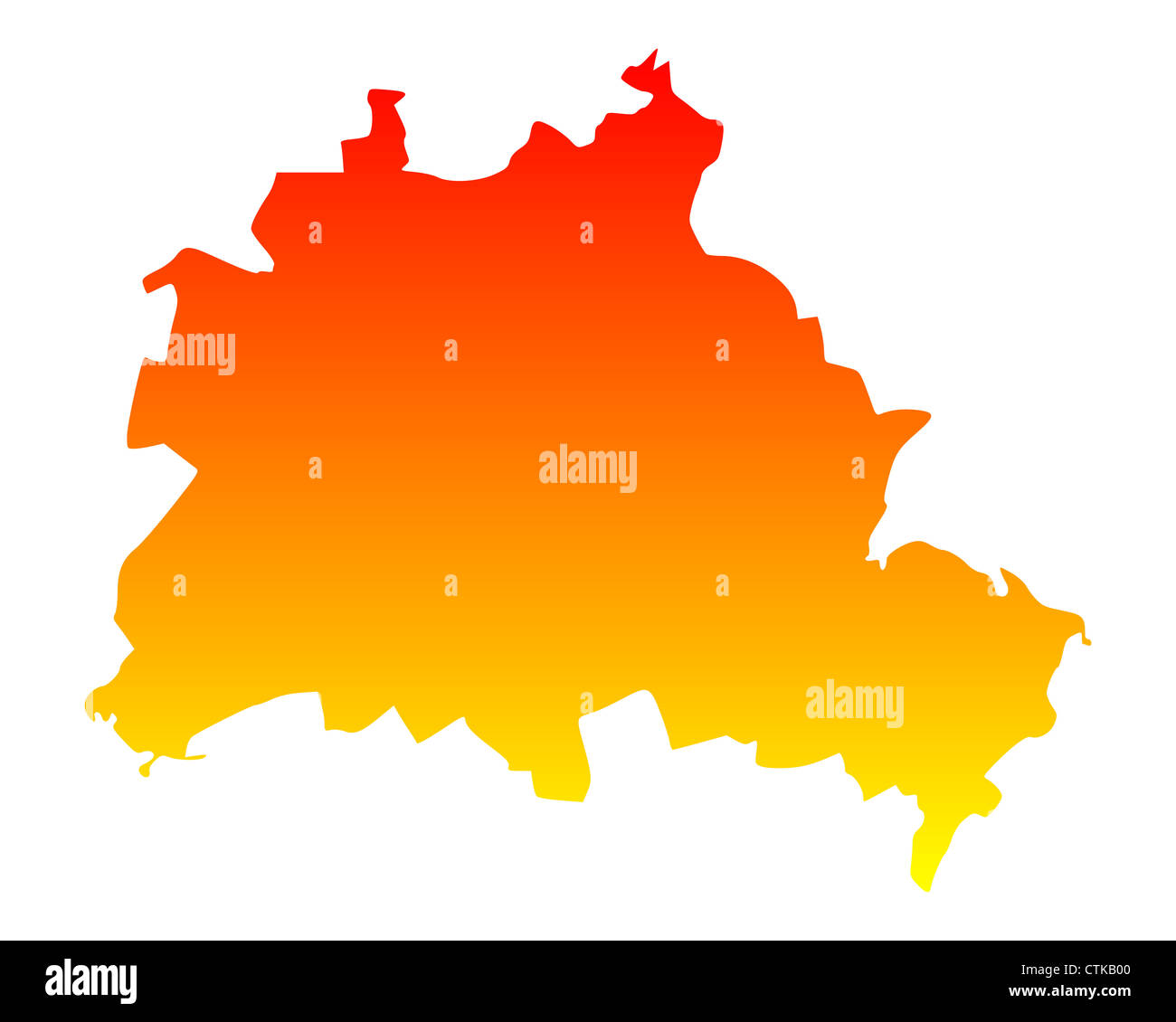 Map of berlin Cut Out Stock Images & Pictures Alamy