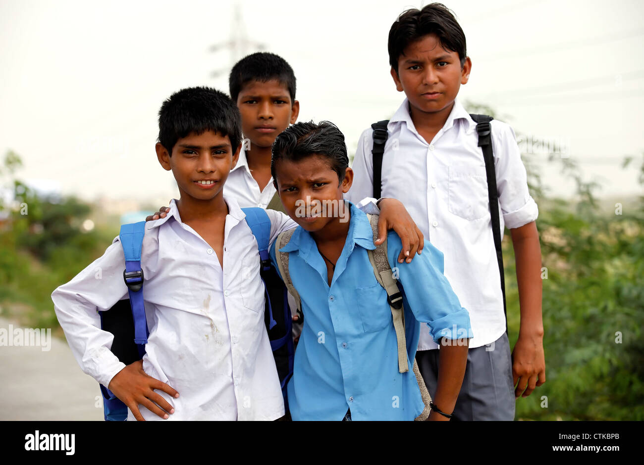 Kids In School Uniform Stock Photos & Kids In School Uniform Stock