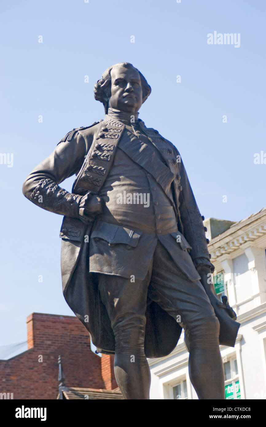 Robert Clive statue Shrewsbury Shropshire England UK Stock Photo Alamy