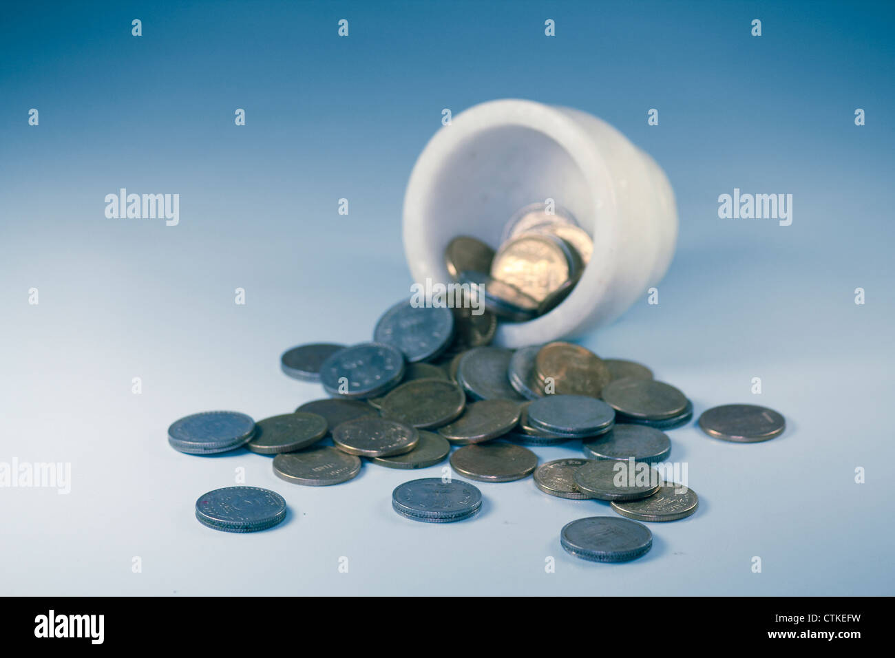 Silver rupees hi-res stock photography and images - Alamy