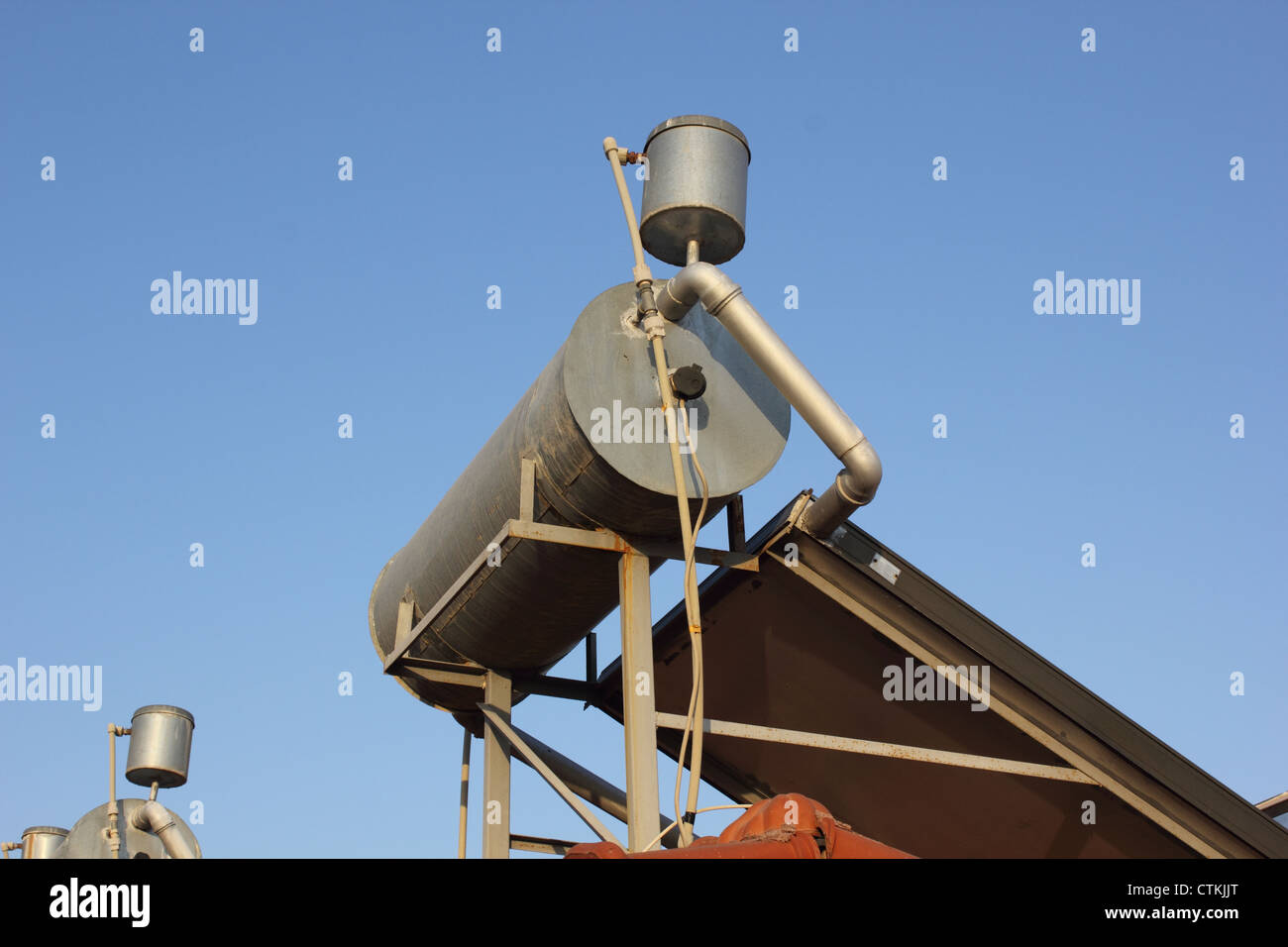 Solar water heaters Stock Photo Alamy