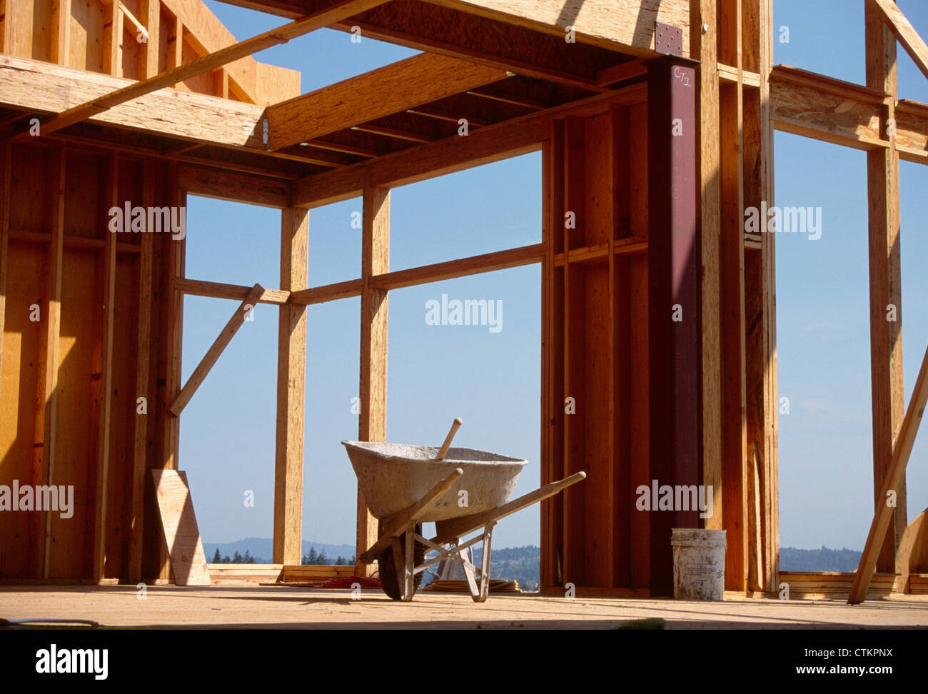 New home construction house hi-res stock photography and images - Alamy