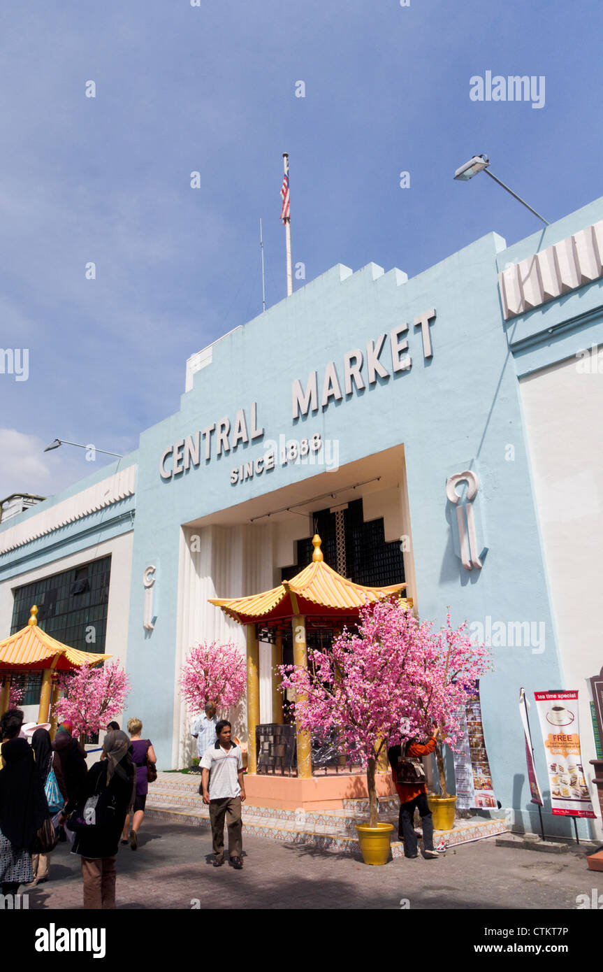 Central market of Kuala Lumpur in Malaysia. Stock Photo