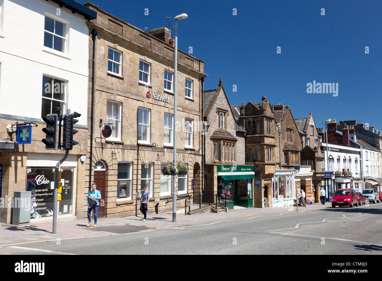 Fore street, Chard, Somerset Stock Photo