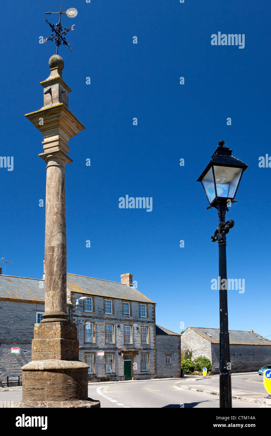 Monument in the town centre, Ilchester, Somerset Stock Photo Alamy