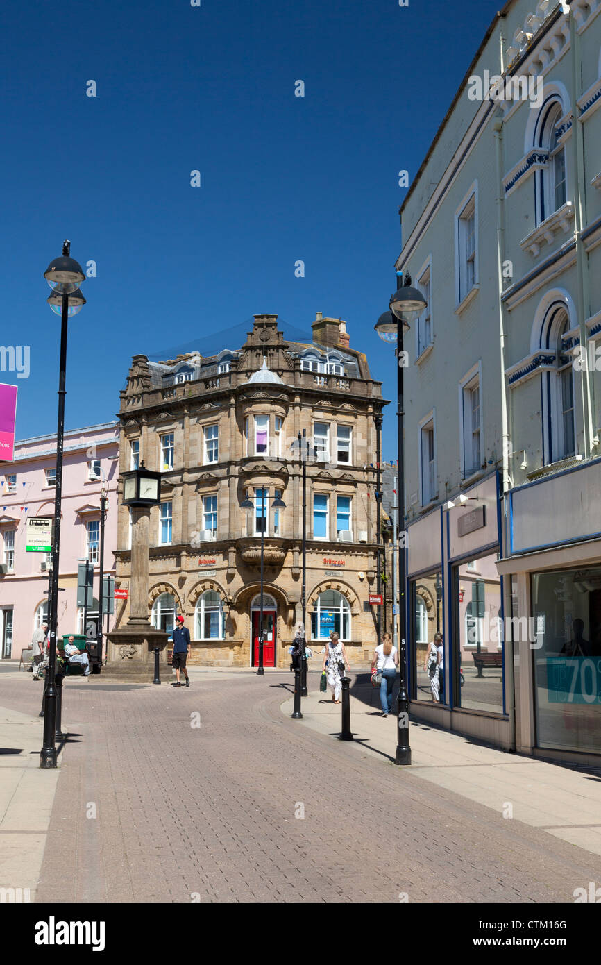 View along Hendford in the town centre, Yeovil, Somerset Stock Photo