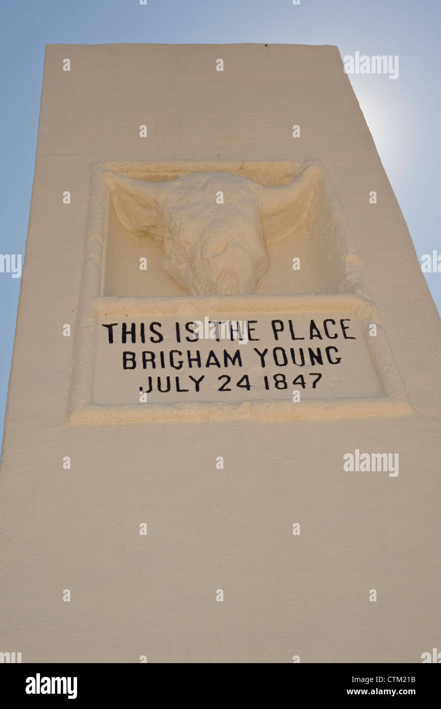 Here Brigham Young proclaimed that "this was the right place", and