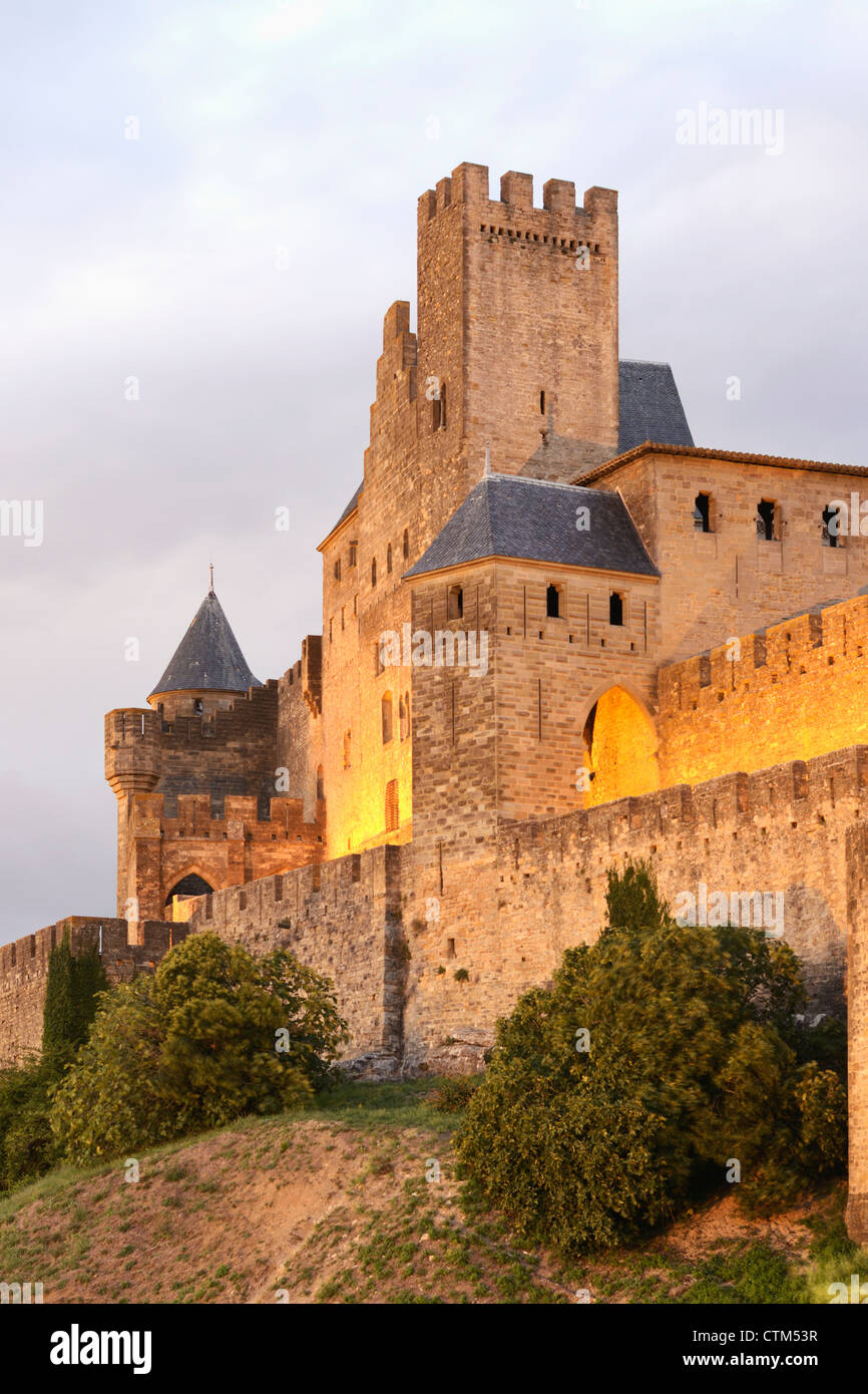 Walled City; Carcassonne Languedoc, France Stock Photo - Alamy