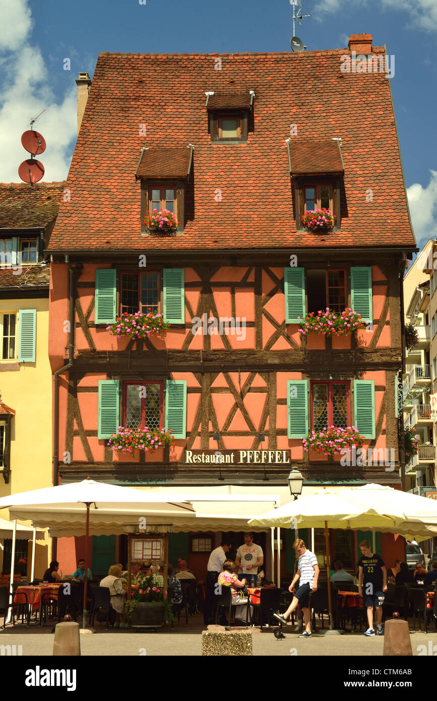 Colmar, Alsace, France, old town Stock Photo