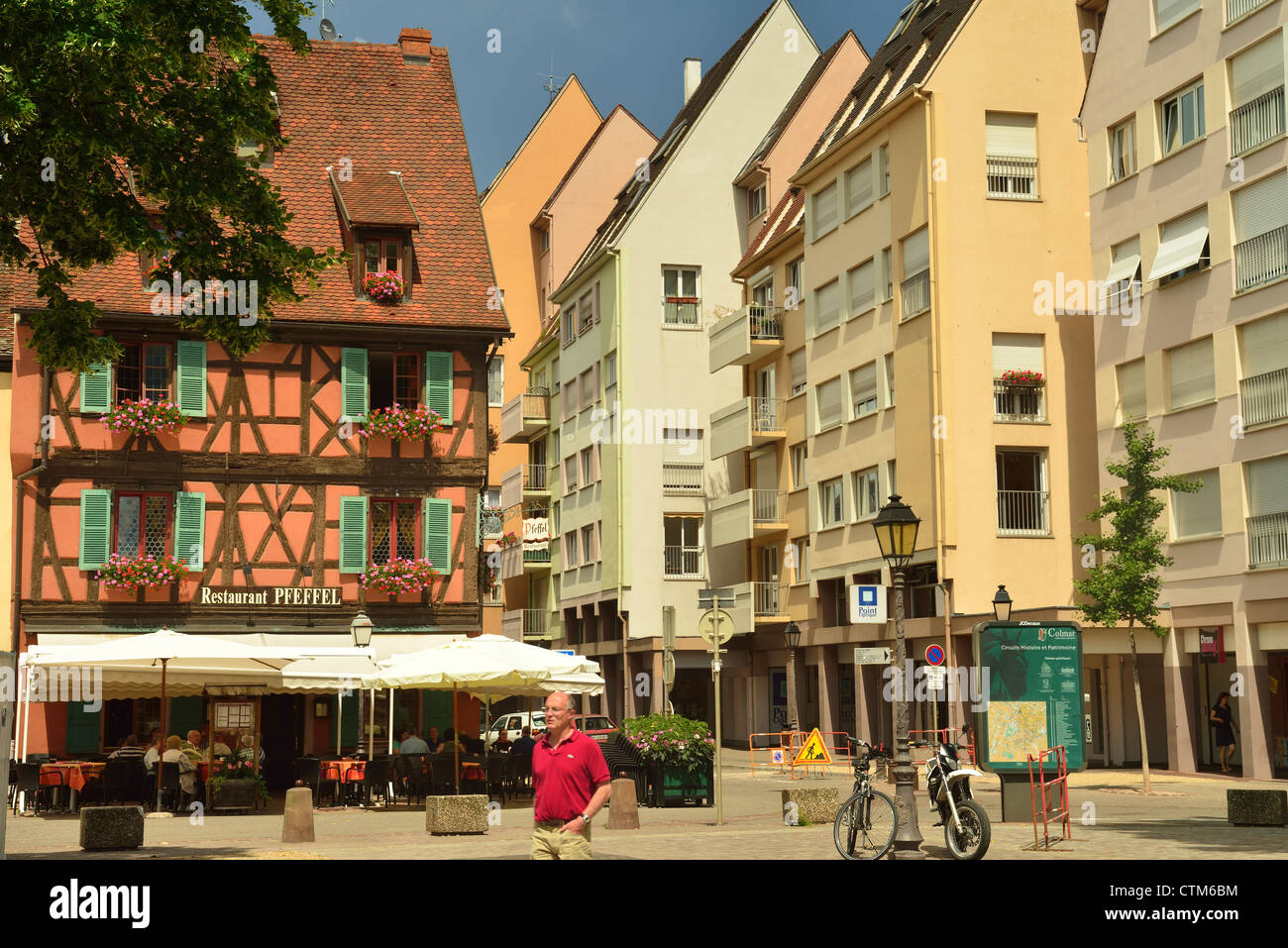 Colmar, Alsace, France, old town Stock Photo