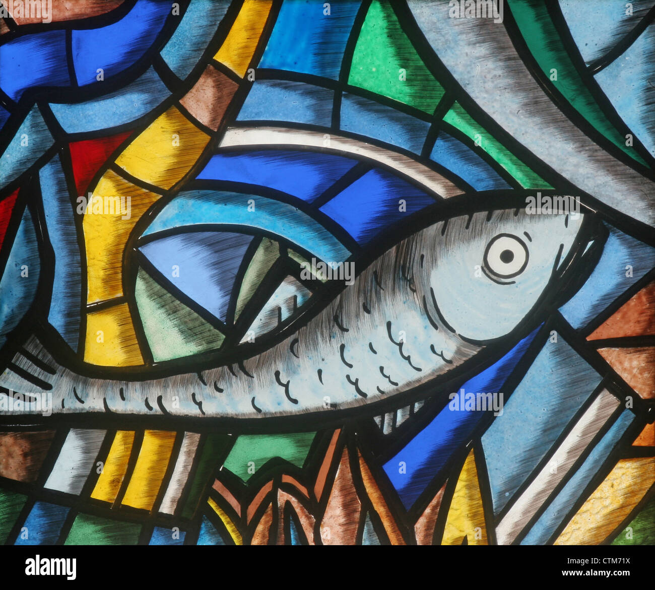 Fish Icthus, ancient Christian symbol Stock Photo Alamy