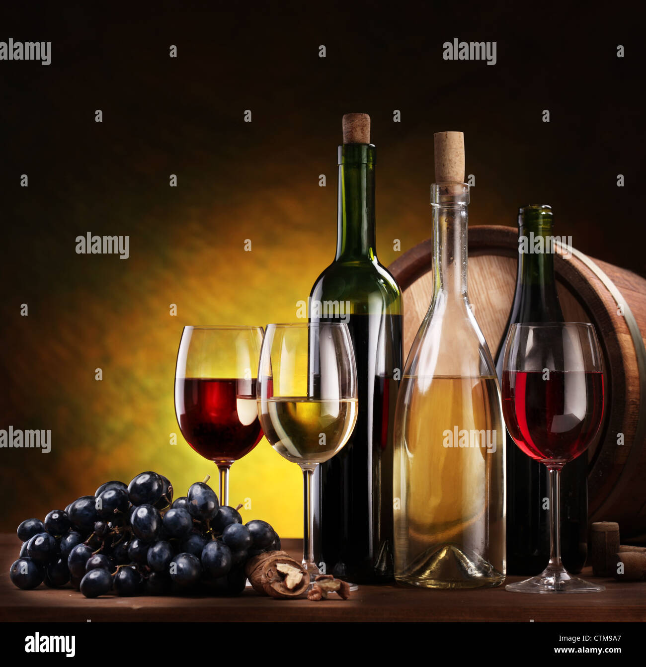 Barrels wine bottles hires stock photography and images Alamy