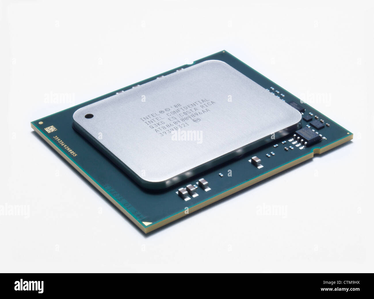 Intel Costa Rica silicon chip processor Stock Photo