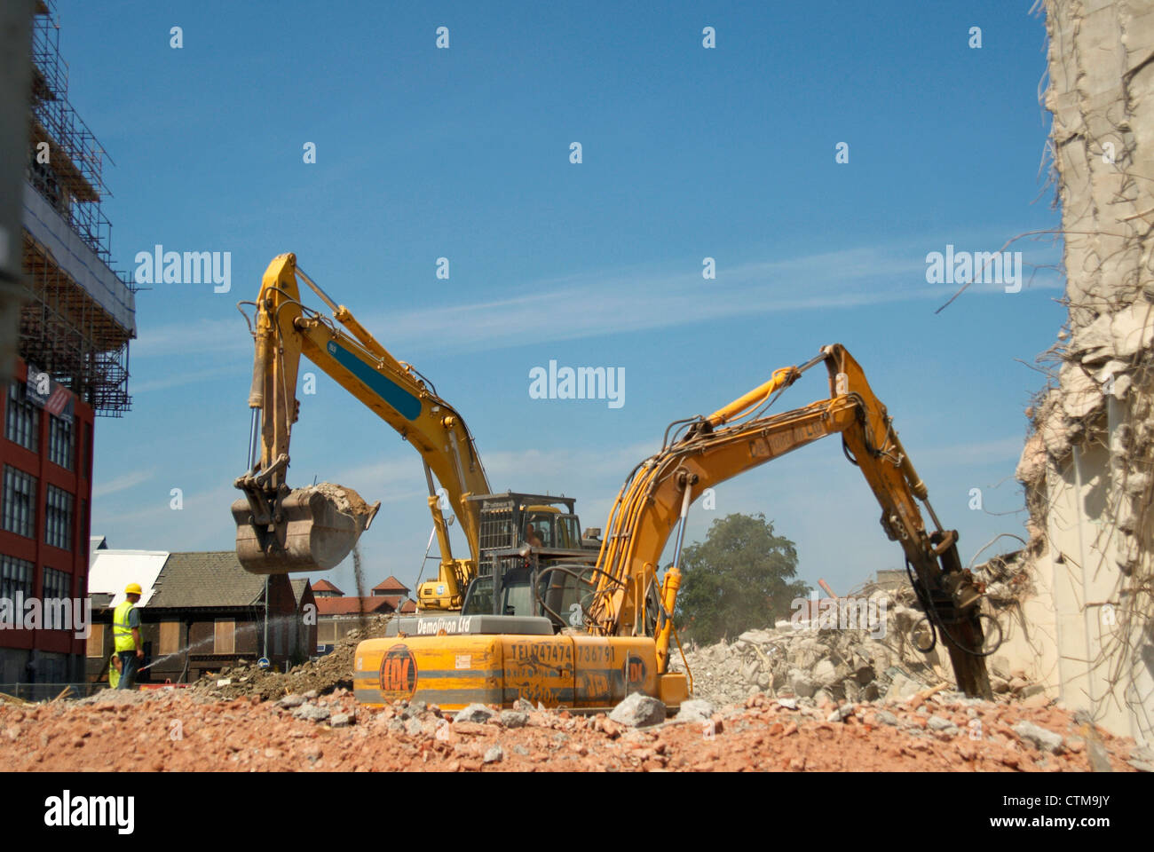 Demolition for New Marina Development, Ipswich, UK Stock Photo Alamy