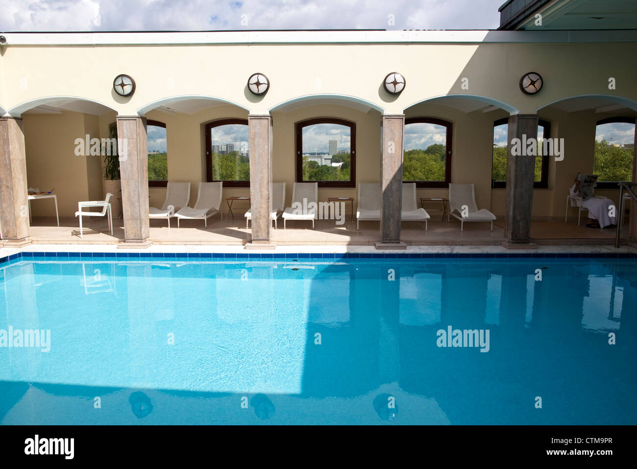 The Berkeley London rooftop pool, London, England, UK Stock Photo Alamy