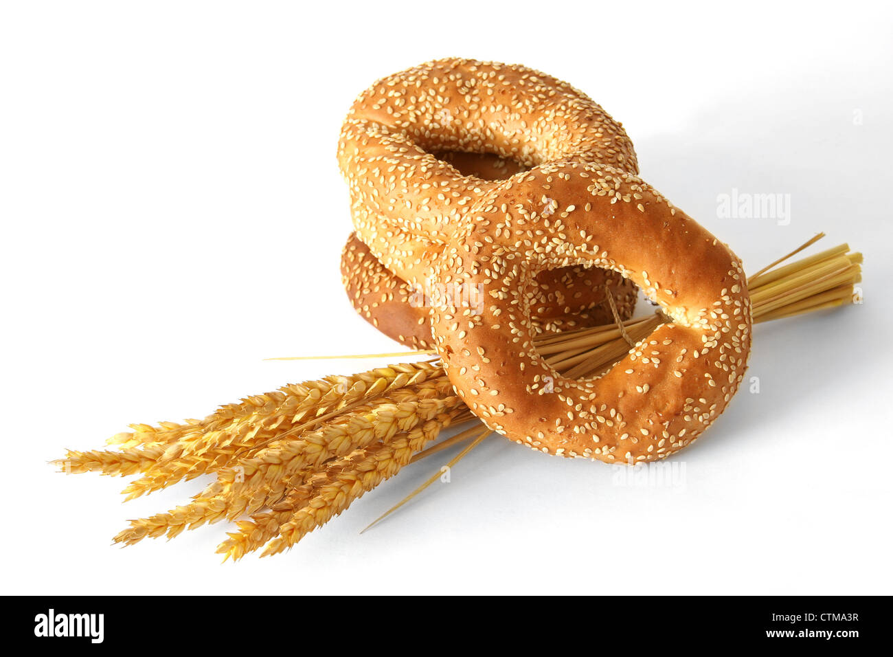 Bakery Products Isolated on White Background Stock Photo - Alamy