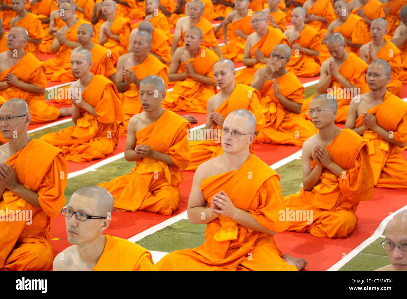 Ten Of Thousands Novice Monks From Village In Thailand - 