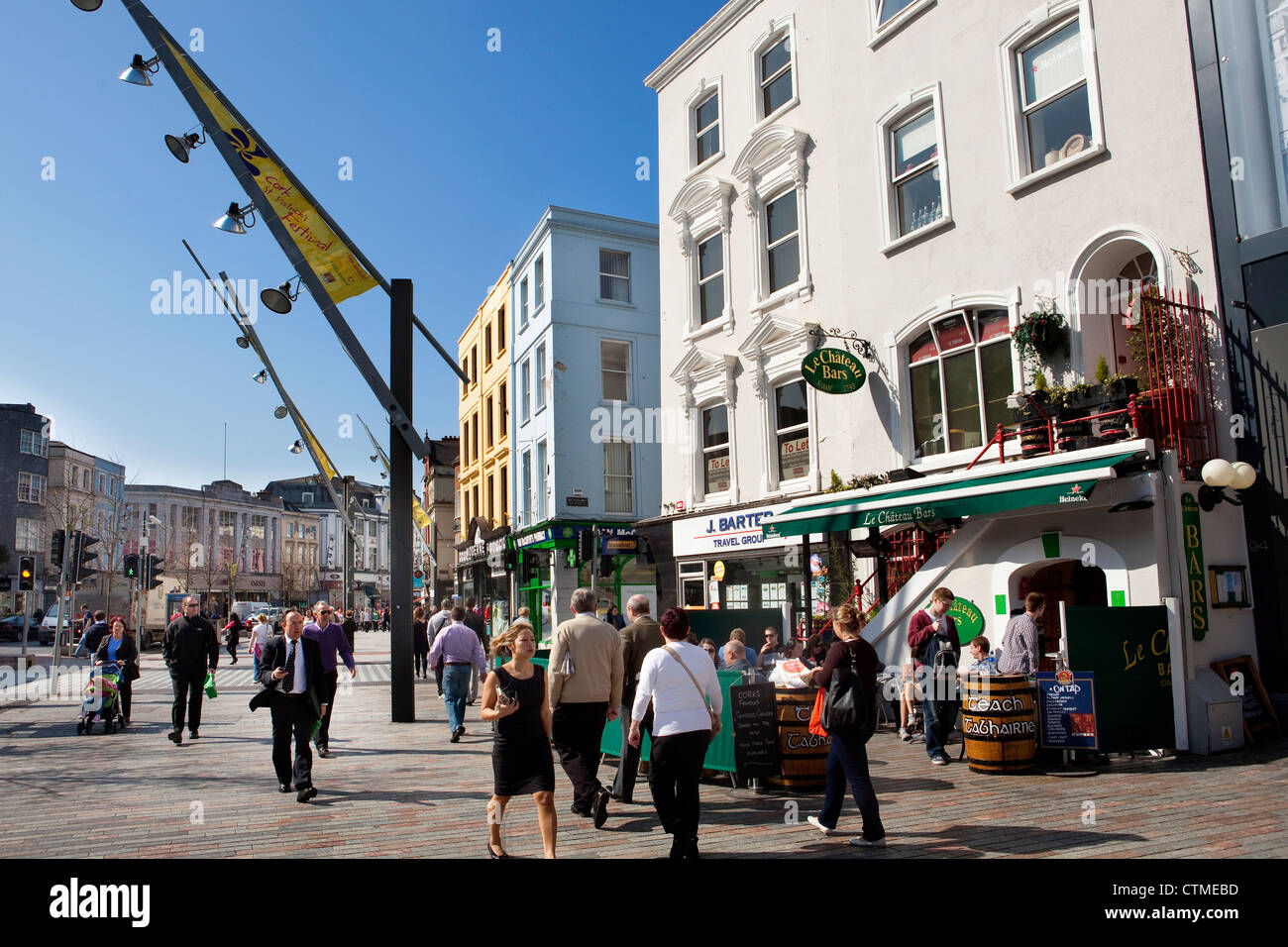 Cork City Centre, Ireland Stock Photo