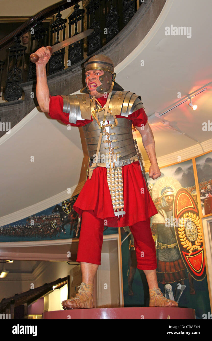 Roman Legionary Soldier Stock Photo