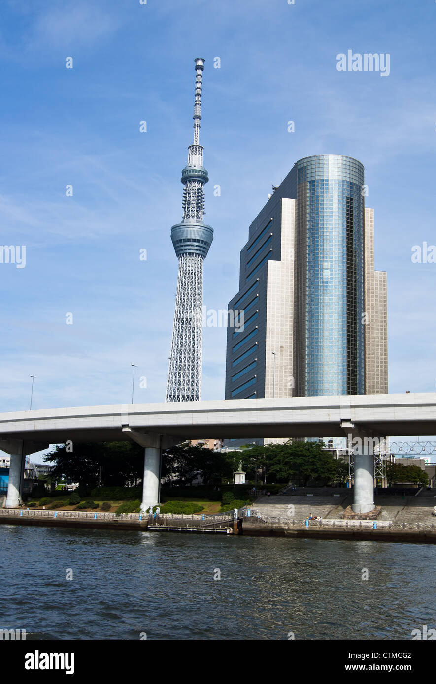 A view of Tokyo's Skytree tower Stock Photo