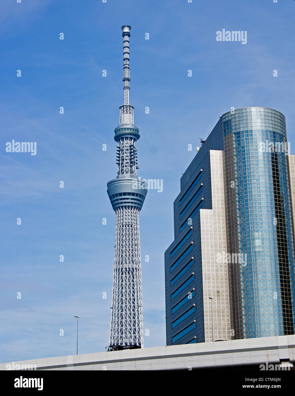 A view of Tokyo's Skytree tower Stock Photo