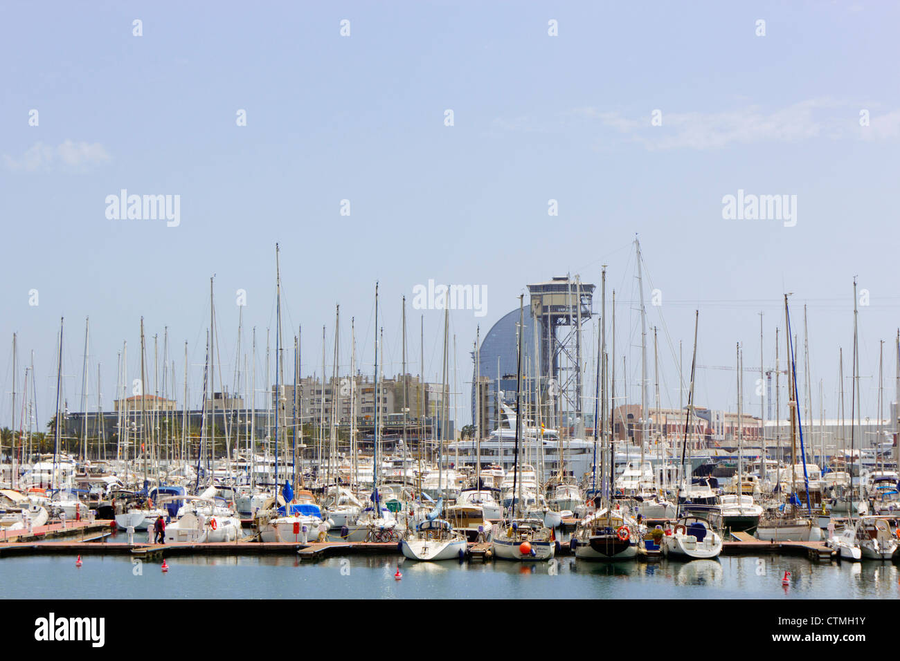 Barcelona, Spain. Port Vell. Stock Photo