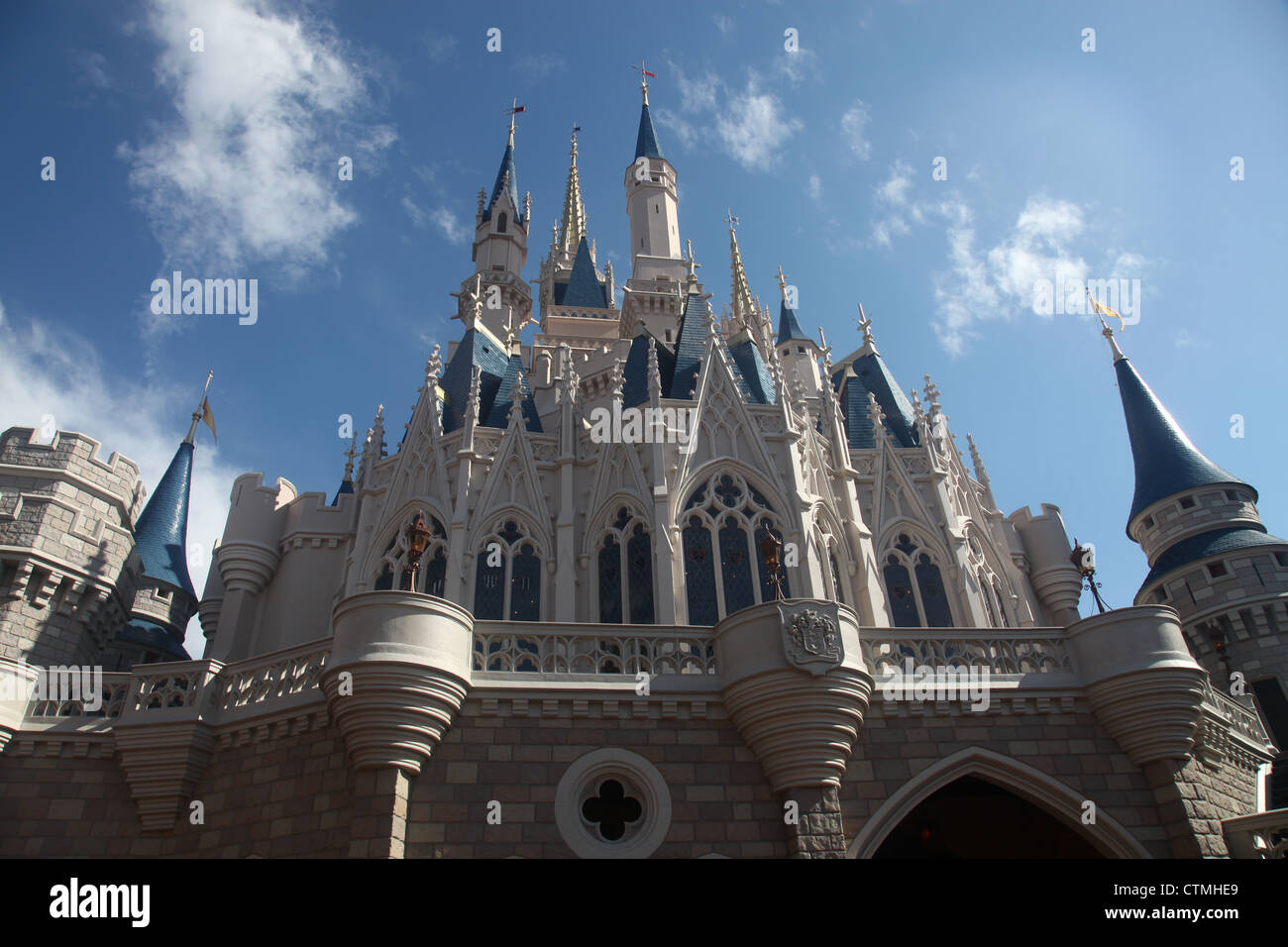 Cinderella Castle at Disney world May 2012 Stock Photo