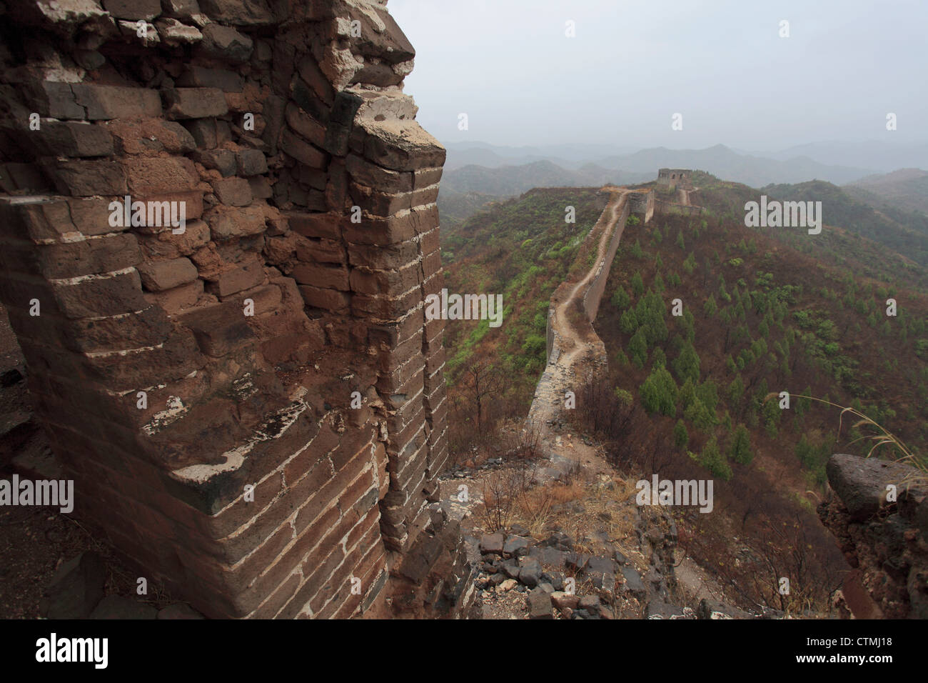 The Great Wall of China near Gubeikou village, Beijing Provence, China, Asia. Stock Photo