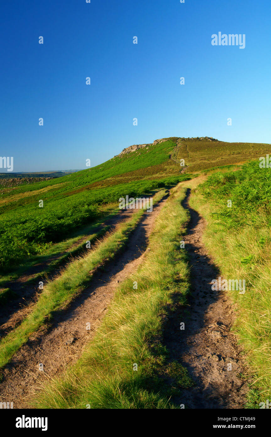 UK,Derbyshire,Peak District,Upper Burbage Valley,Footpath To Higger Tor