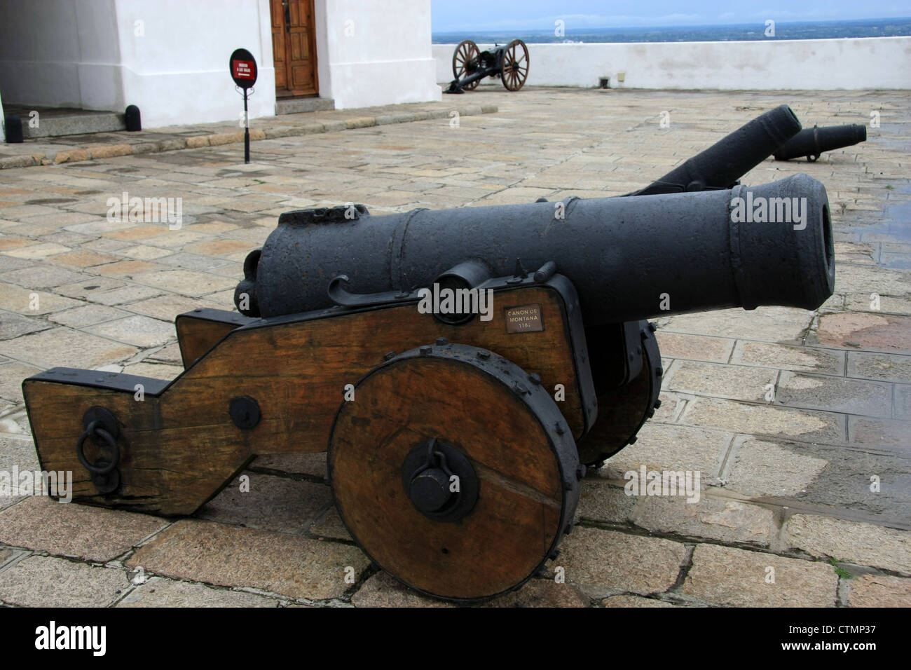 Canon de Montana (1782) at the Military Museum, Montevideo, Uruguay Stock Photo