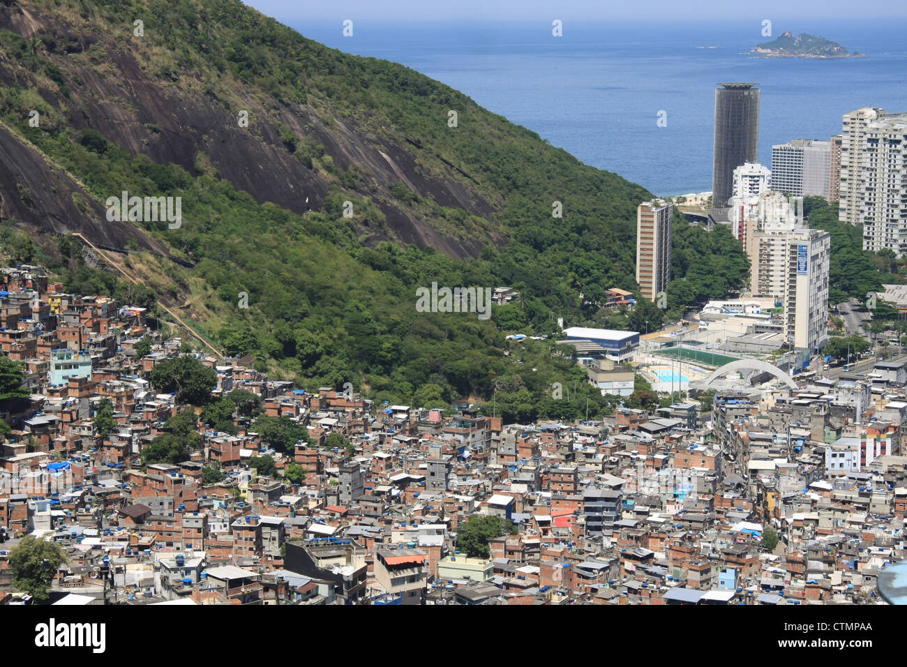 Favela da Rocinha, Rio de Janeiro, Brazil Stock Photo
