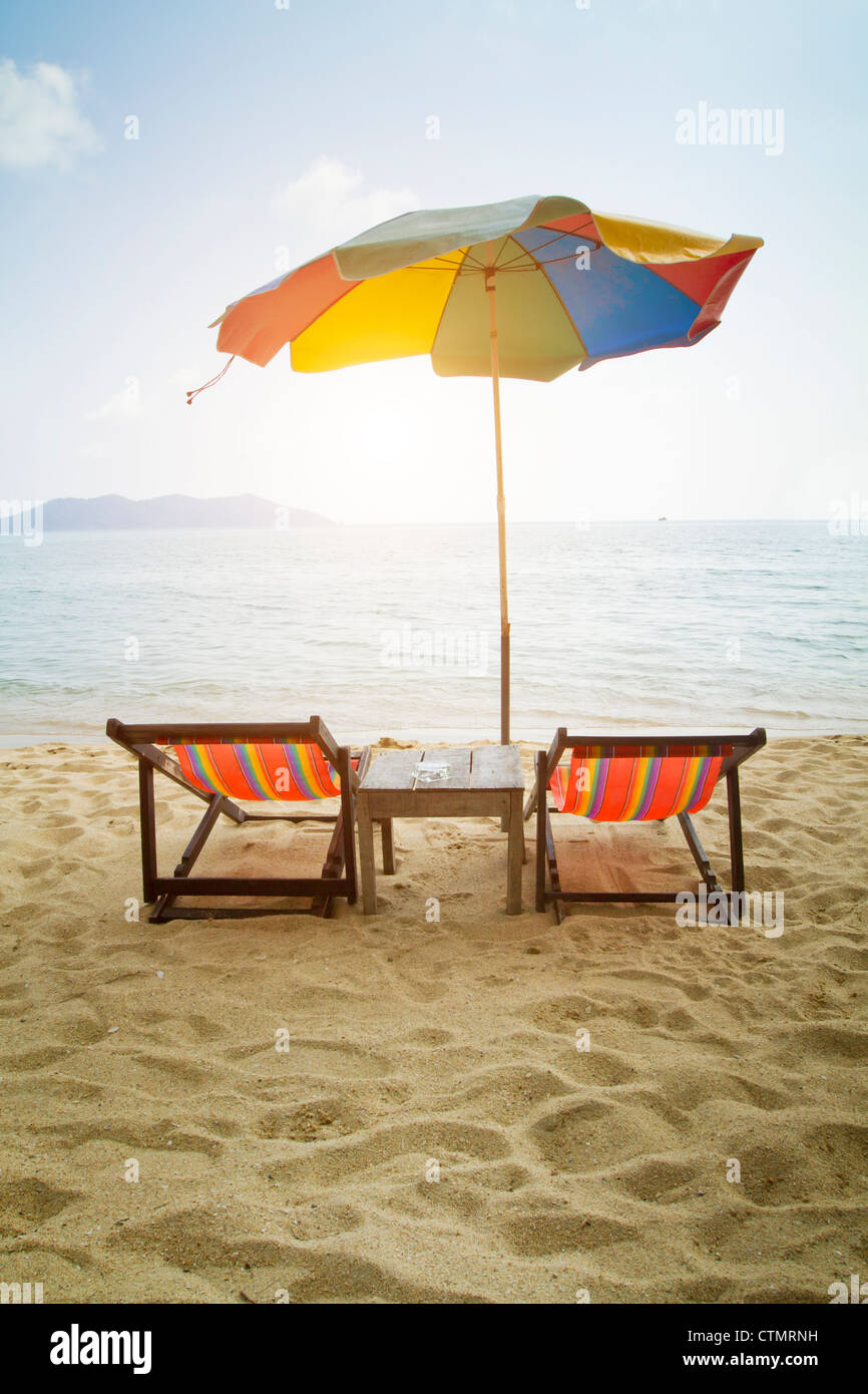 Deck chairs beach hires stock photography and images Alamy