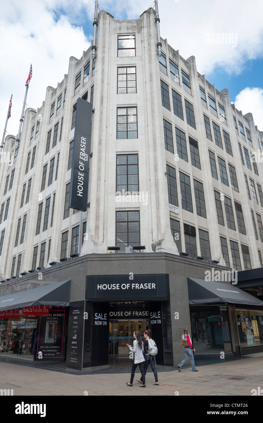 House of Fraser department store at Oxford Street, London, England. Stock Photo