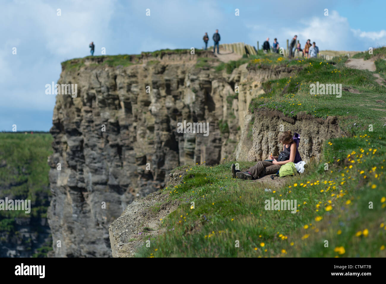 Cliffs of Moher, County Clare, Ireland Stock Photo
