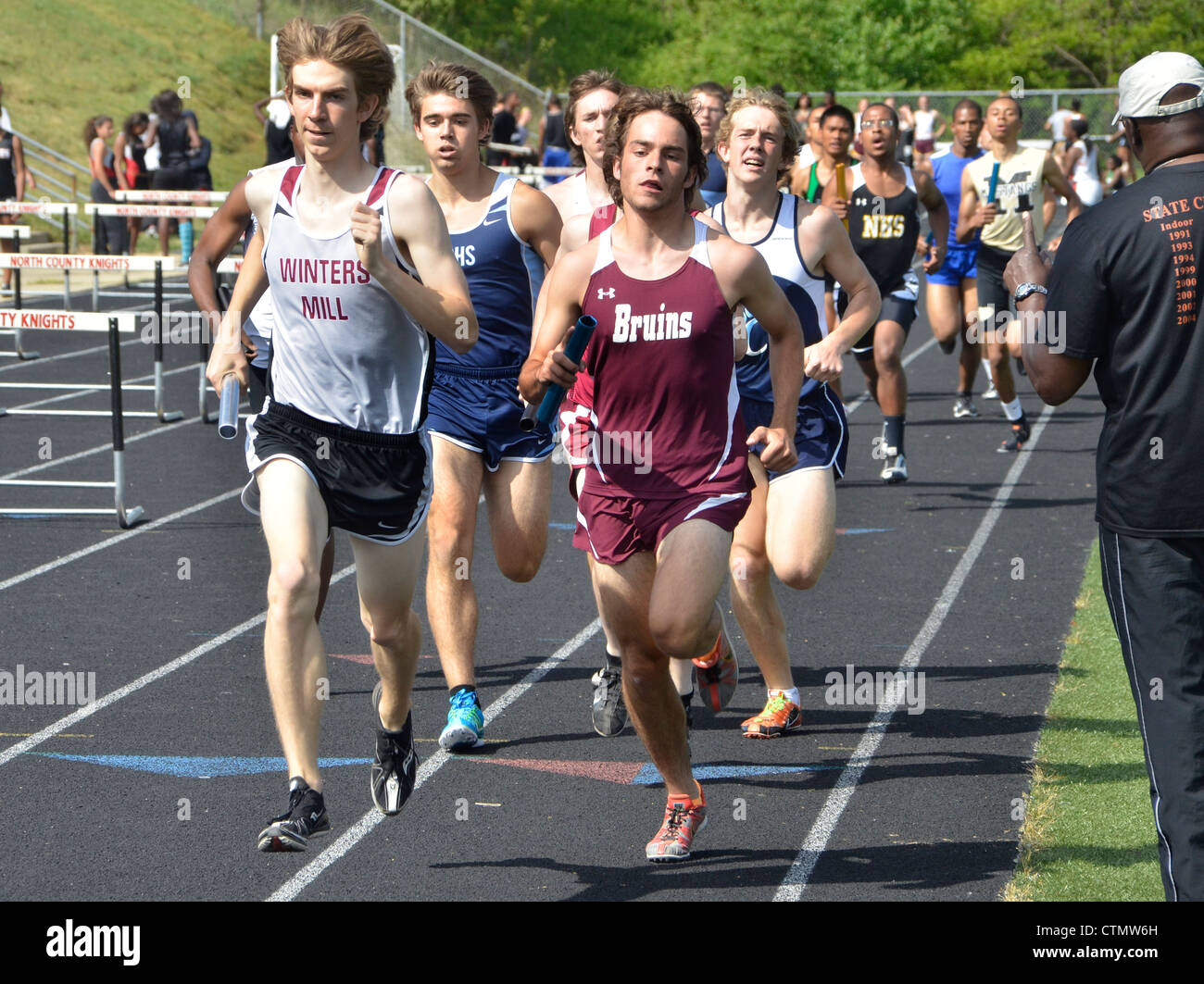 High school track meet hires stock photography and images Alamy