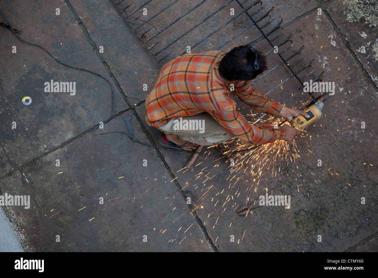 Welding, New Delhi, India Stock Photo Alamy
