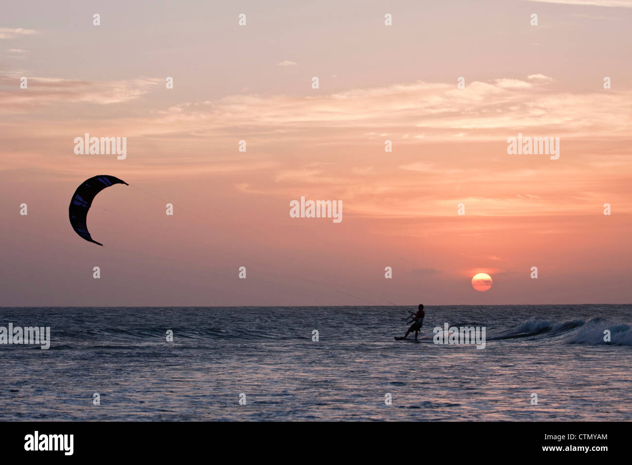 Kitesurfing, Jericoacoara, Brazil Stock Photo Alamy