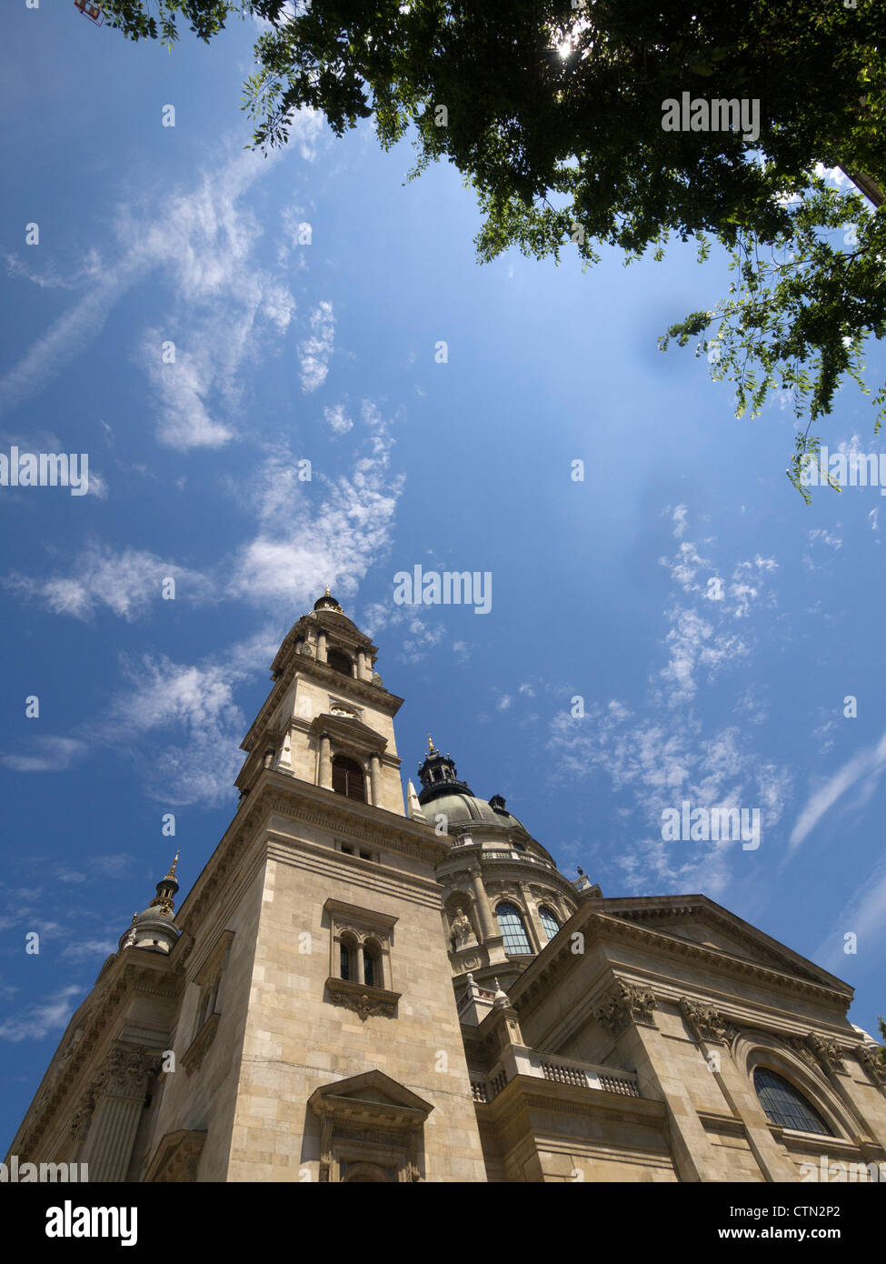 St. Stephens Basilica (Szent István Bazilika) in Budapest, Hungary, Eastern Europe Stock Photo