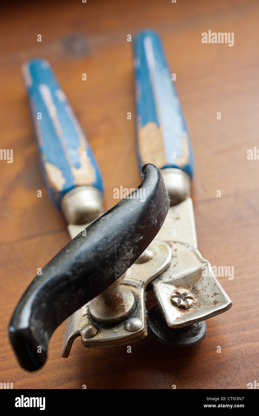 Antique Italian Can Opener Stock Photo