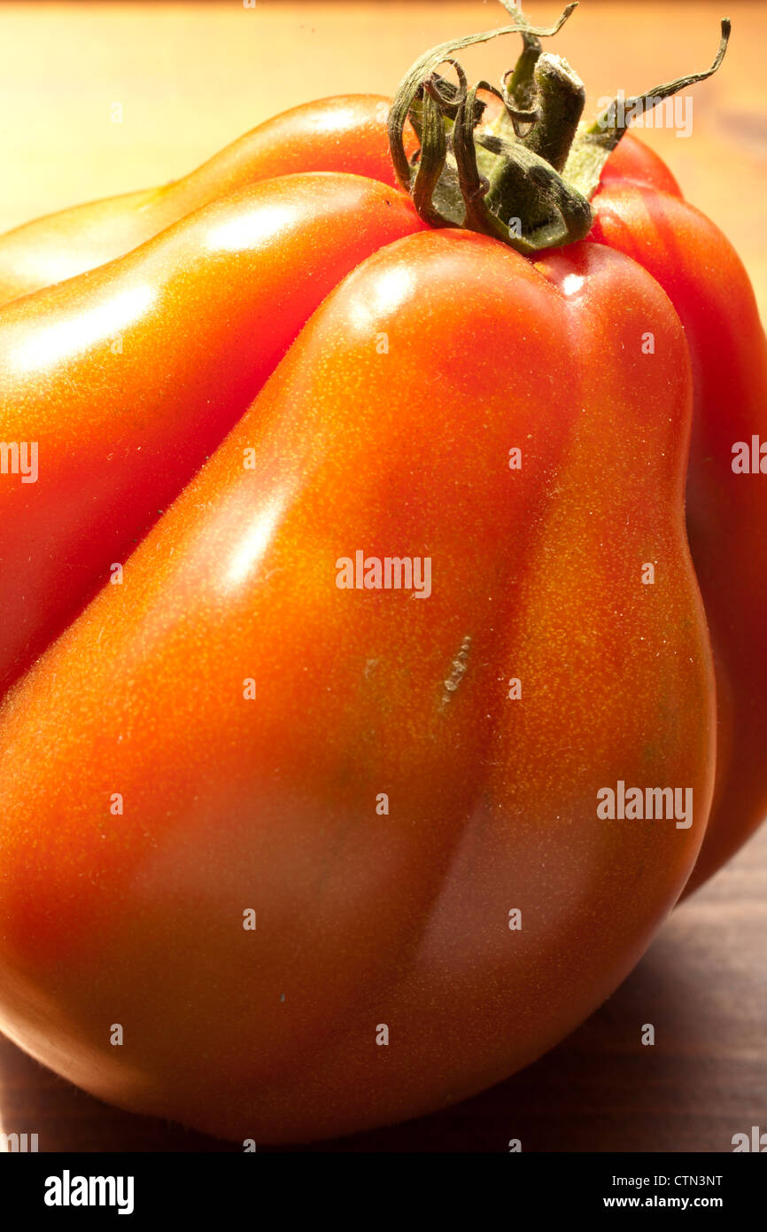 Ox Heart Tomatoes, an Italian heirloom variety Stock Photo Alamy