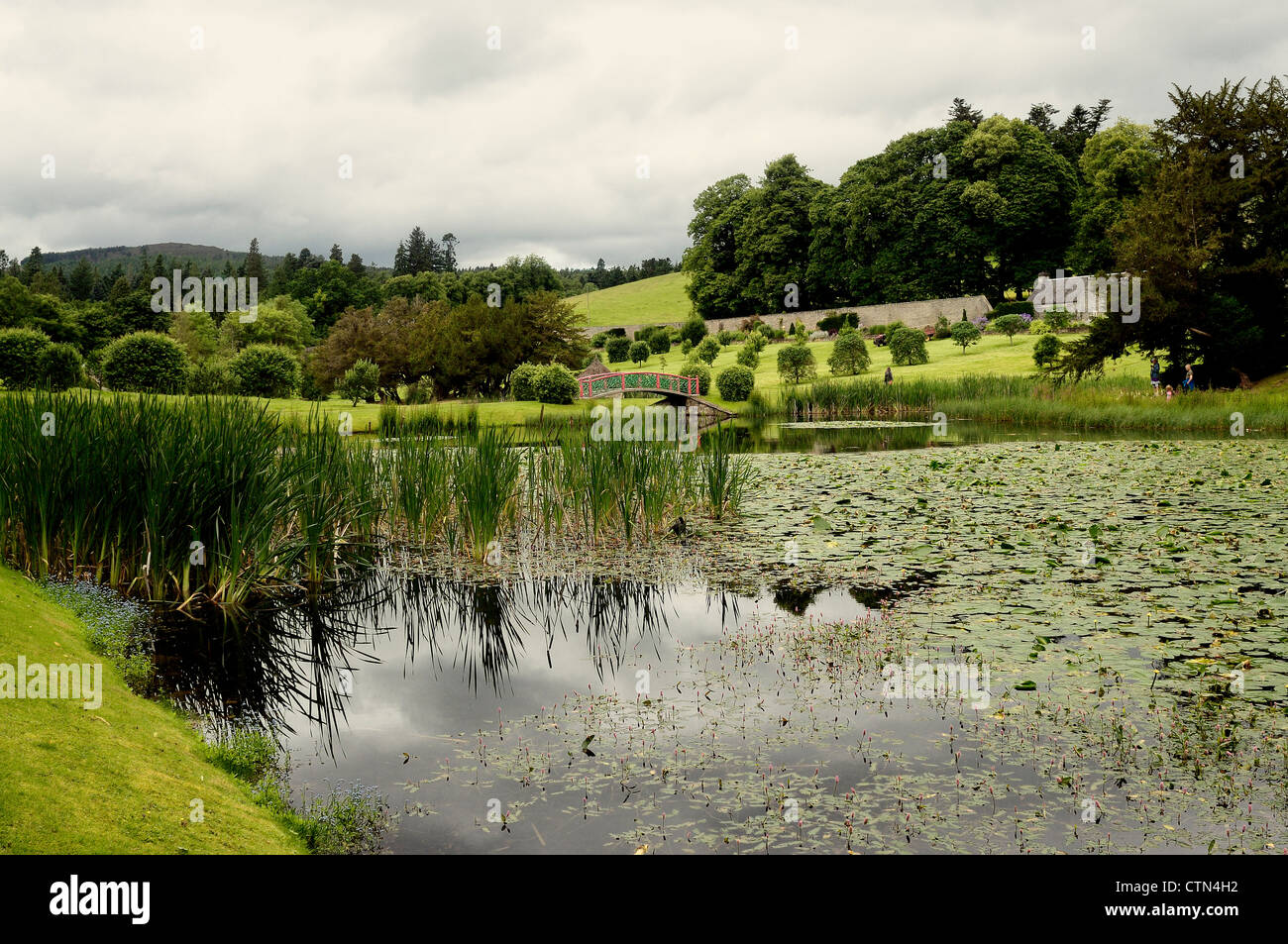 Hercules Garden in Blair Castle gardens is a stunning 9 acre walled garden recently restored to