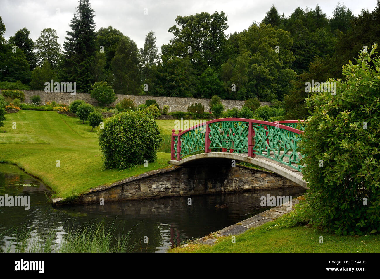 Hercules Garden in Blair Castle gardens is a stunning 9 acre walled garden recently restored to