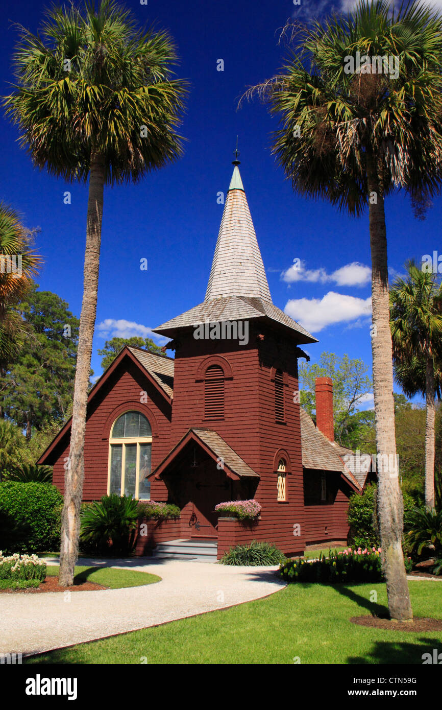 Faith Chapel, Historic District, Jekyll Island, Georgia, USA Stock Photo