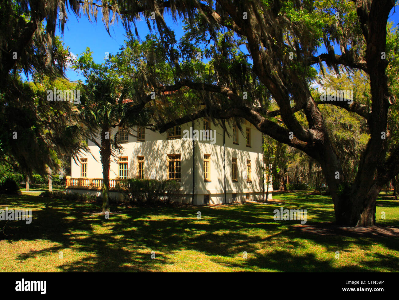 Goodyear Cottage, Historic District, Jekyll Island, USA Stock