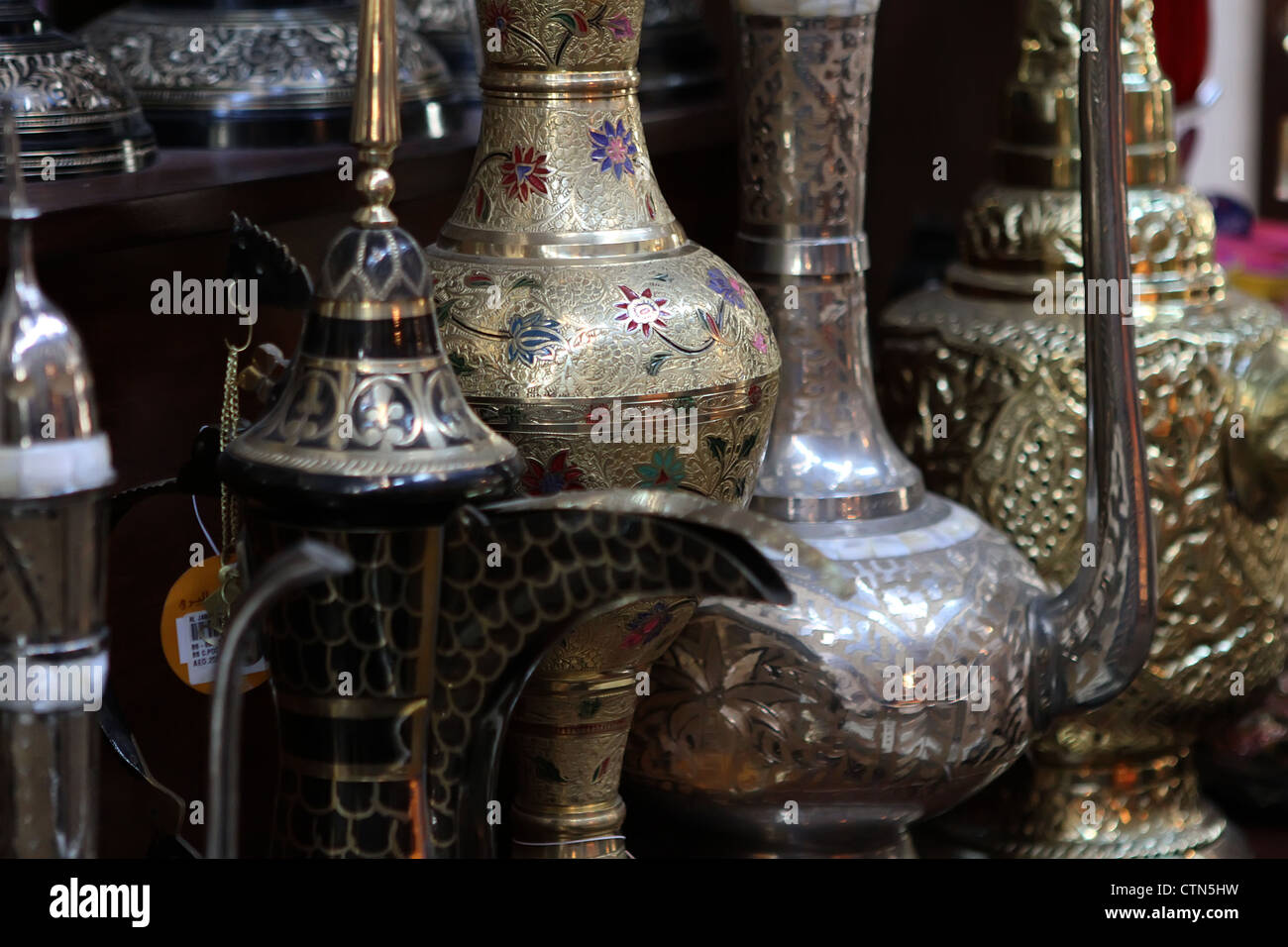 Traditional arabic market Stock Photo