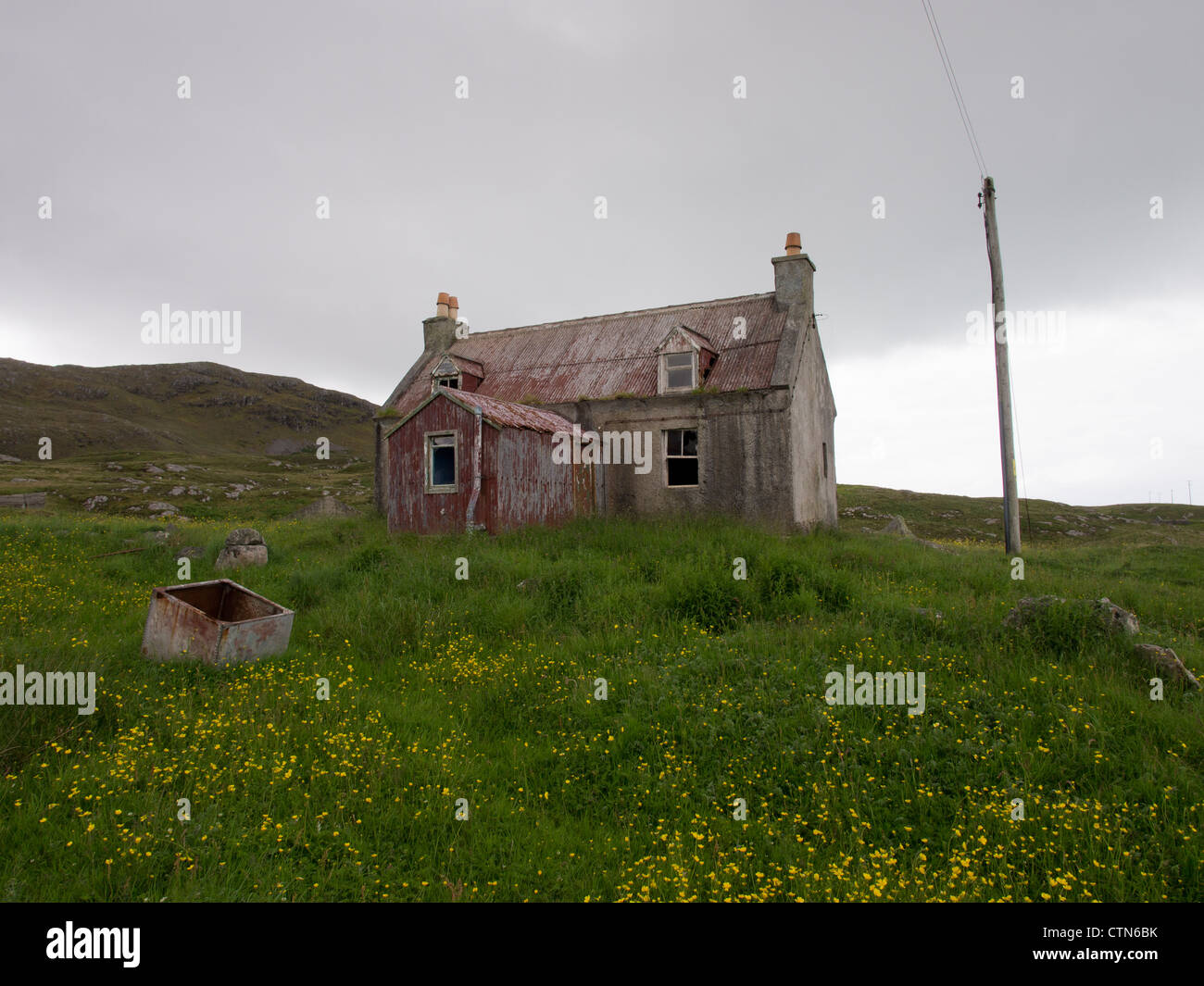 Abandoned House, Eriskay, Scotland Stock Photo Alamy