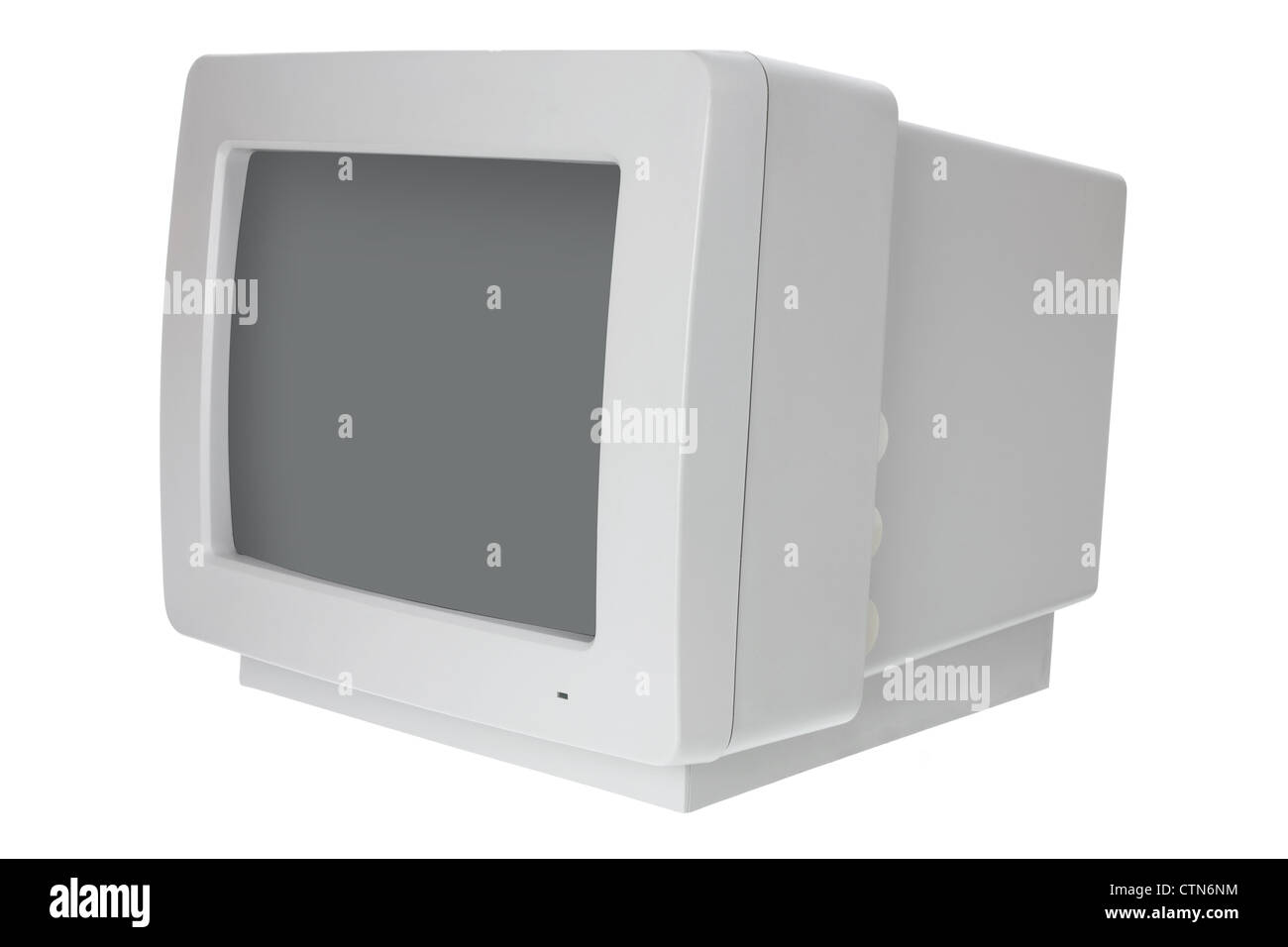 CRT Computer Monitor Stock Photo