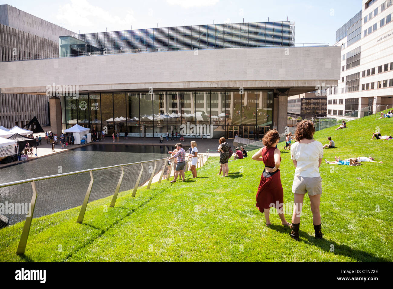Laurie M. Tisch Illumination Lawn in the Hearst Plaza at Lincoln Center